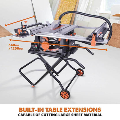 EVOLUTION 255mm 1500W Multi-Purpose Table Saw RAGE5S