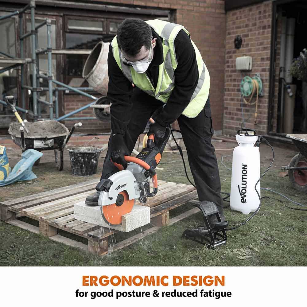EVOLUTION 305mm Electric Disc Cutter with Overload Protection 0120006A