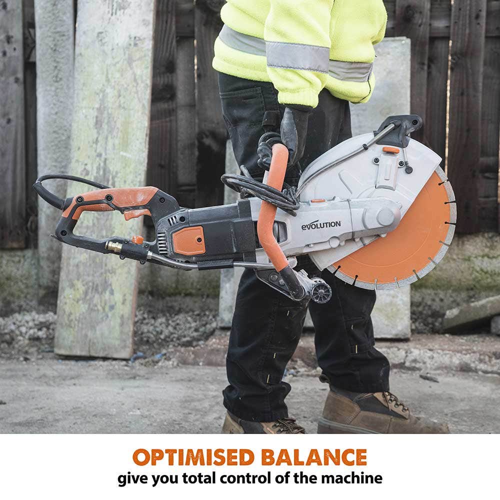 EVOLUTION 305mm Electric Disc Cutter with Overload Protection 0120006A