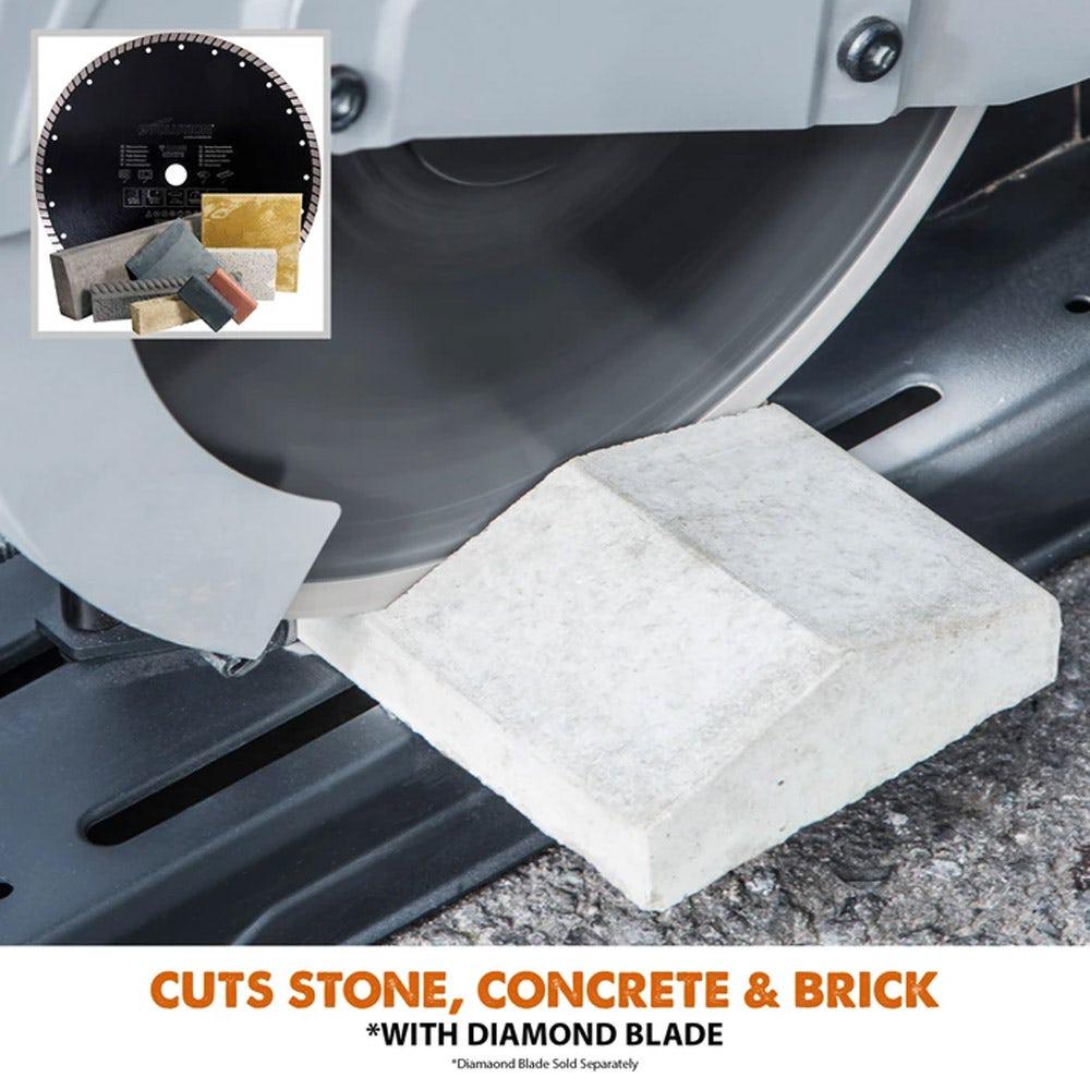EVOLUTION 355mm 2200W Multi-Material Cutting Chop Saw w. Blade R355CPS