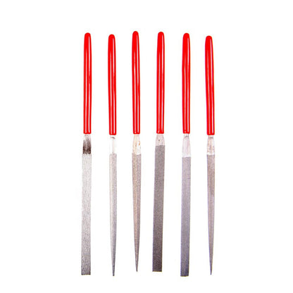 EZELAP 140mm Diamond Coarse Needle File Set - 6 Piece 607C