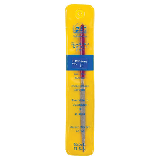 EZELAP 140mm Diamond Flat Warding Coarse Needle File 605C