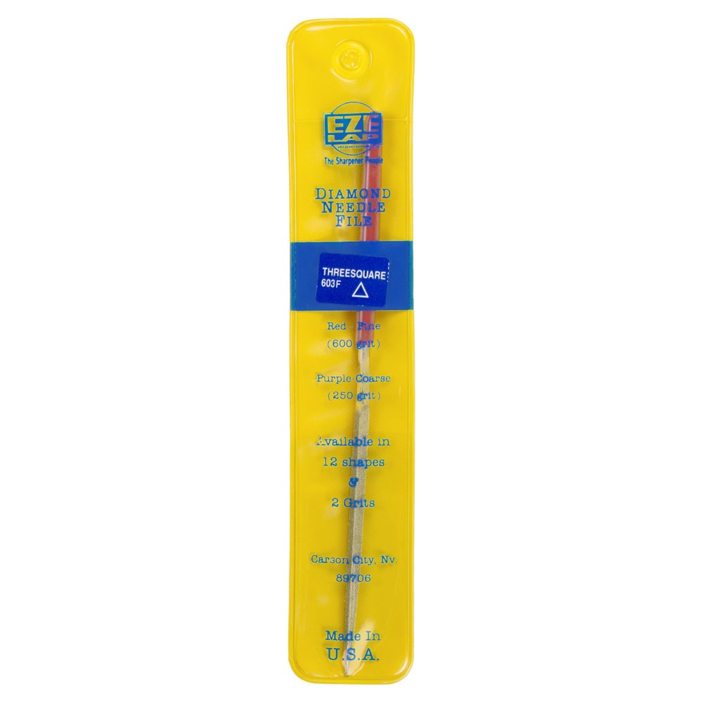 EZELAP 140mm Diamond Triangular Fine Needle File 603F