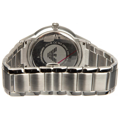 Emporio Armani Silver Tone Analogue Men's Watch AR11181