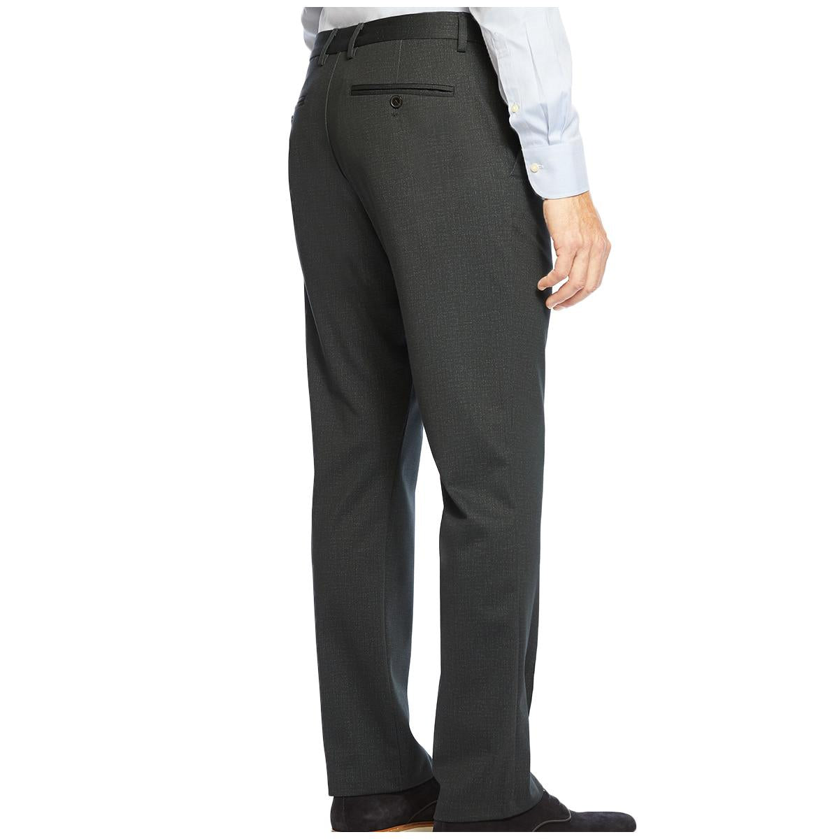 English Laundry Men's Knit Flat Front Pants Black