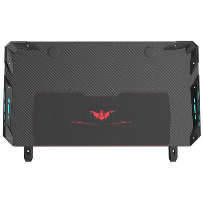 Eureka Ergonomic Gaming Desk with Blue LED Lights Z1-S