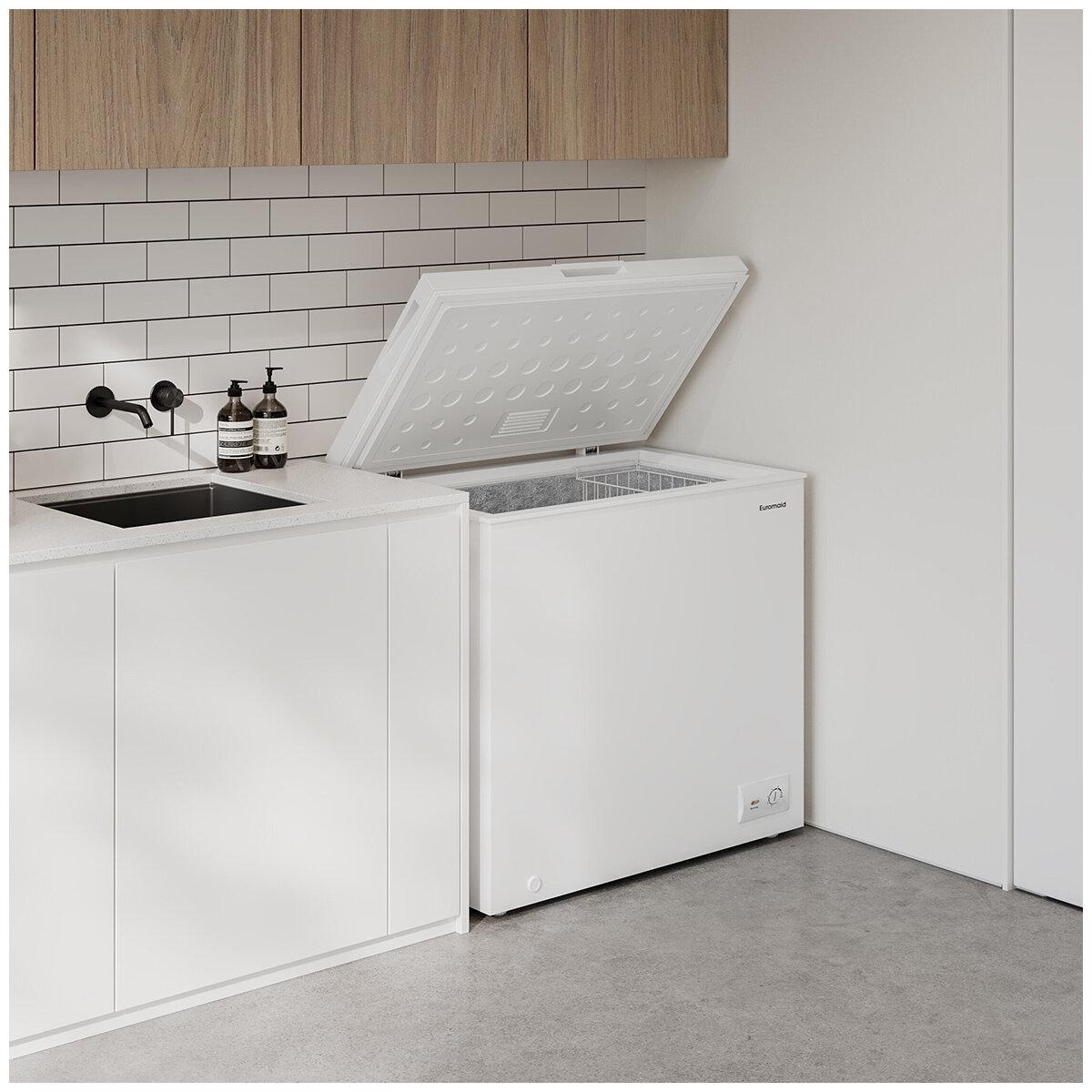 Euromaid 198L Chest Freezer ECFR200W