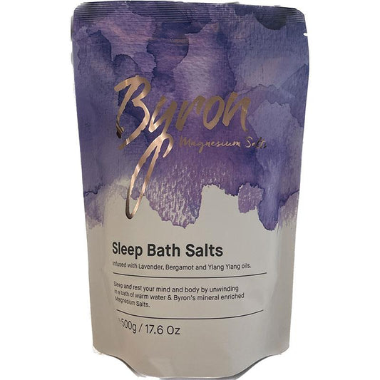 Byron Sleep Magnesium Bath Salts with Lavender & Bergamot – 500g