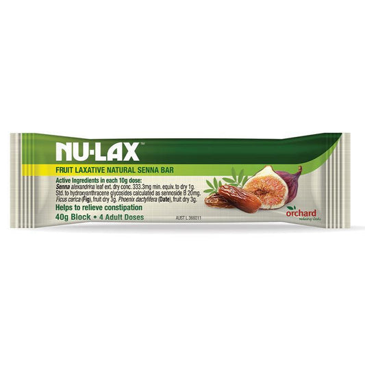 Nulax Bar 40g - Natural Relief from Constipation