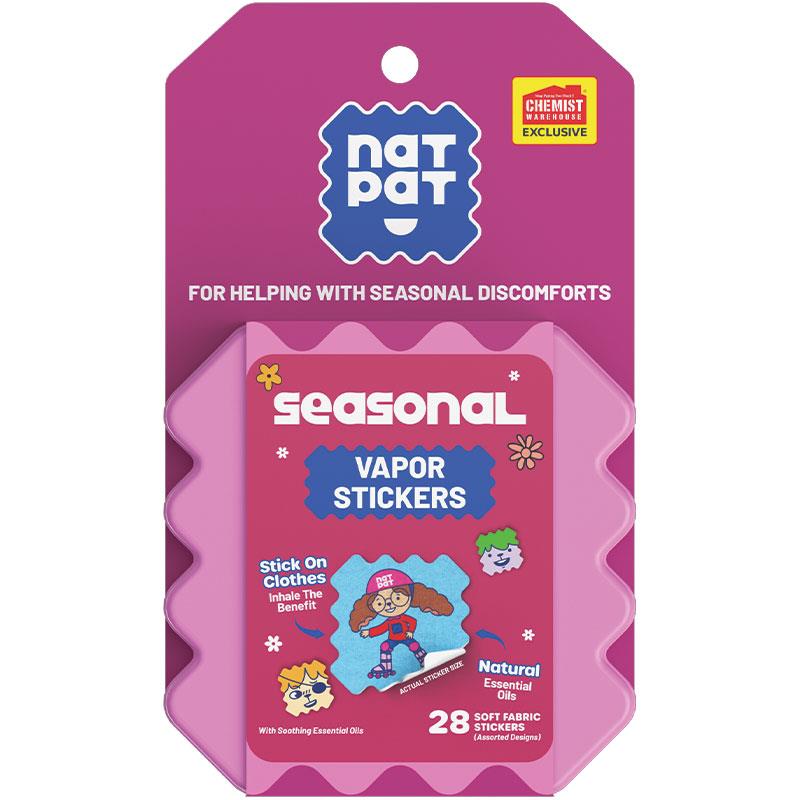 NatPat Seasonal Stickers 28 Patches