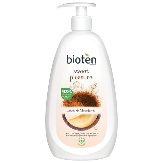 Bioten Cocoa & Macadamia Shower Cream - 700ml Moisturizing Body Wash
