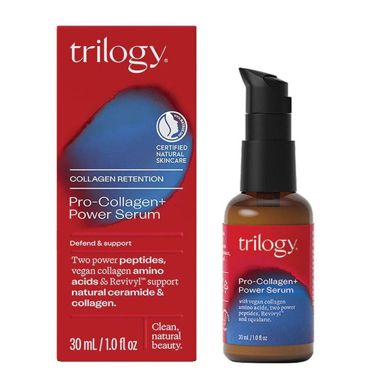 Trilogy Pro-Collagen+ Power Serum 30ml - Vegan Collagen Booster for Plump Skin