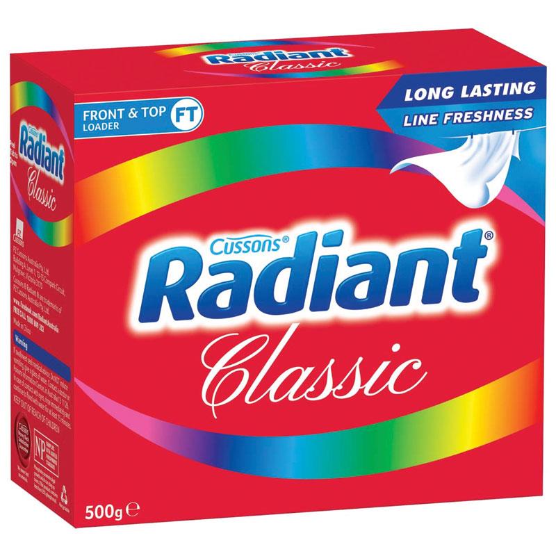 Radiant Laundry Powder Classic 500g - Powerful Cleaning for Your Laundry