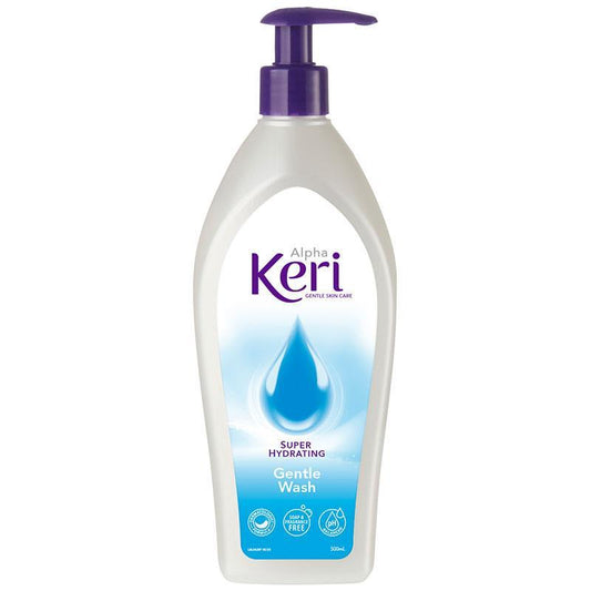 Alpha Keri Hydrating Gentle Wash 500ml – Soap-Free Cleanser for Sensitive Skin