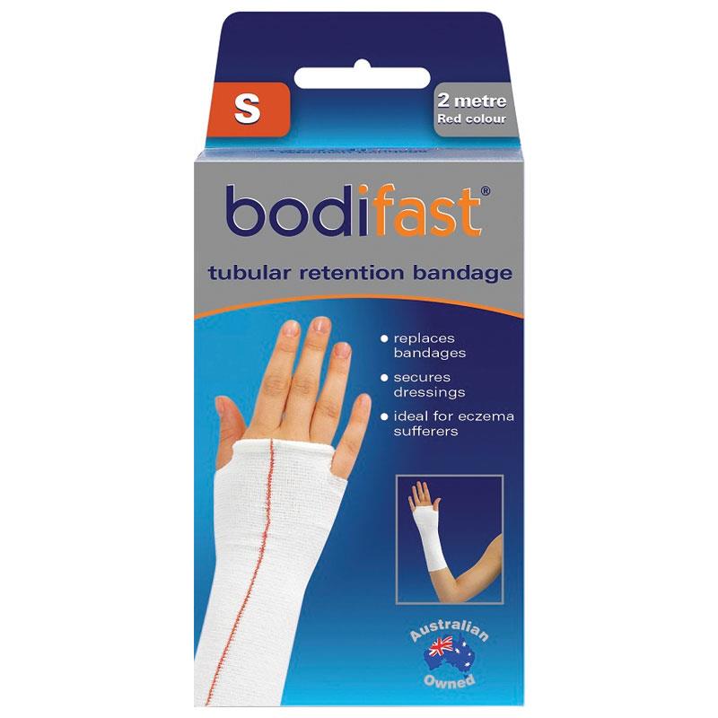 Bodifast Tubular Retention Bandage - 3.5cm x 2m - Red