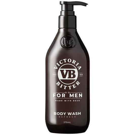 VB for Men Body Wash 375ml with Hops & Barley for Deep Cleansing