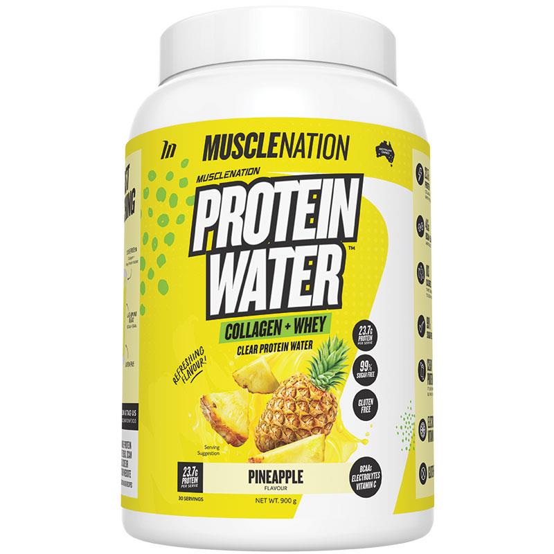 Muscle Nation Pineapple Protein Water 900g - Tropical Hydration & Muscle Support