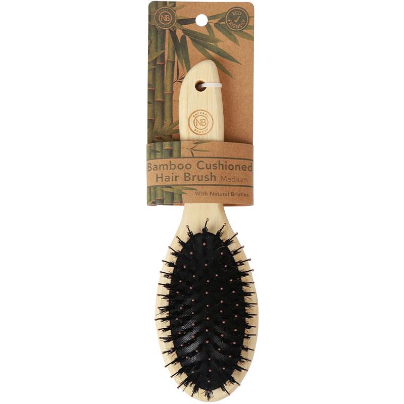 Natural Beauty Bamboo Cushion Hair Brush Medium