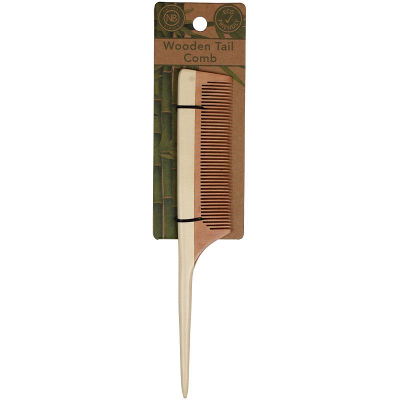 Natural Beauty Wooden Tail Comb