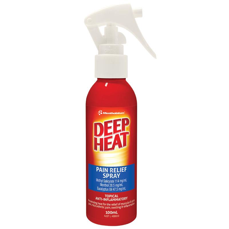 Deep Heat Original Pain Relief Spray 100ml - Fast & Targeted Relief