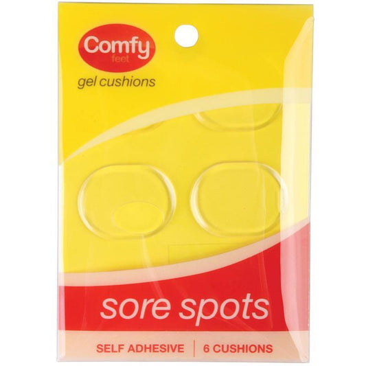 Comfy Feet Gel Shoe Cushions for Sore Spots – Prevent Foot Irritation