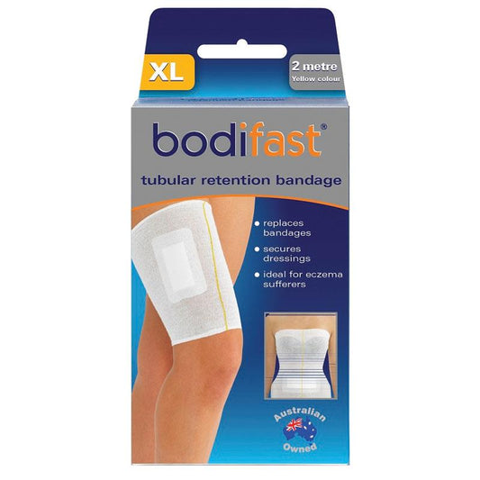 Bodifast Tubular Retention Bandage - 10cm x 2m - Yellow