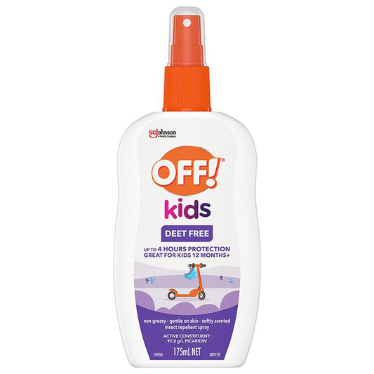 OFF! Kids Deet Free Insect Repellent Pump Spray 175ml - Safe for Children