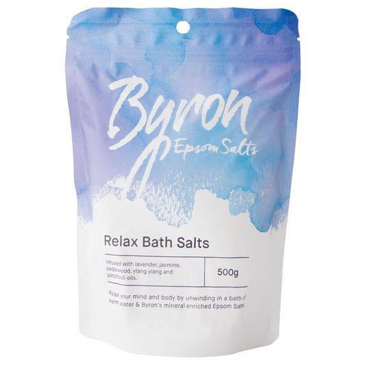 Byron Relax Bath Salts 500g – Soothing Soak for Stress Relief and Wellness