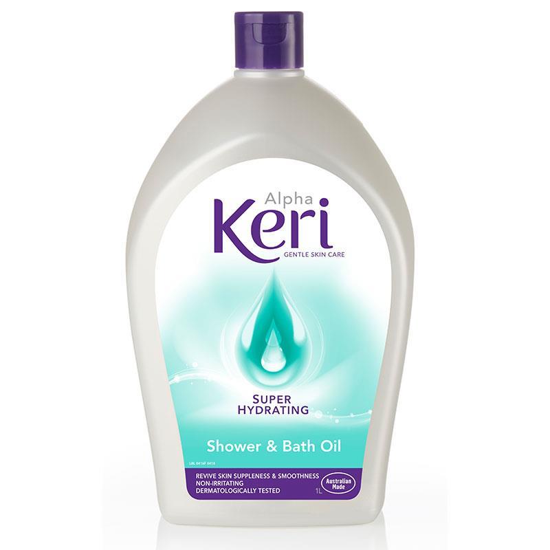 Alpha Keri 1L Shower & Body Oil with Lanolin for Sensitive Skin