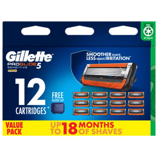 Gillette Proglide Power Blades 12pk - Ultimate Shaving Performance