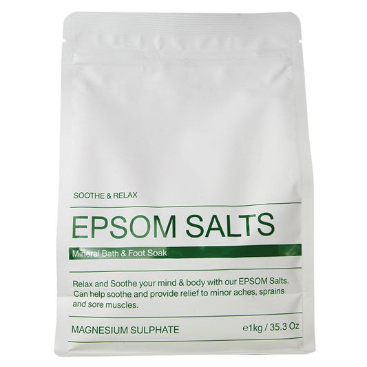Epsom Salts 1kg - Relax and Soothe Your Body