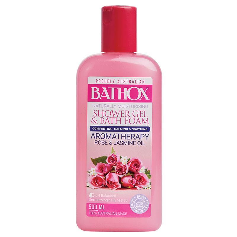 Bathox Rose Jasmine Oil Shower Gel 500ml – Soothing & Gentle Fragrance