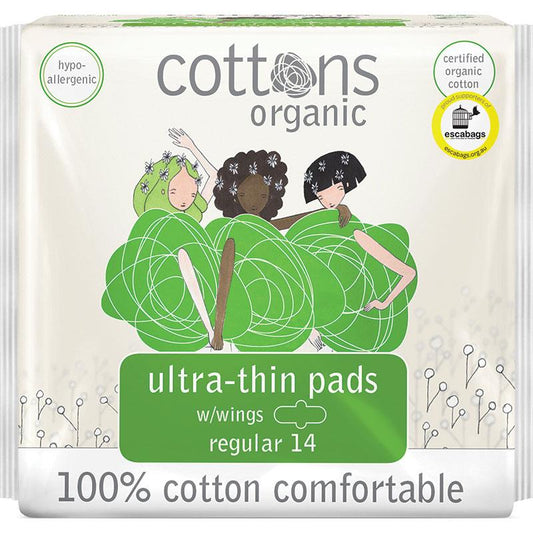Cottons Regular Cotton Pads – 14 Count, Comfortable & Breathable