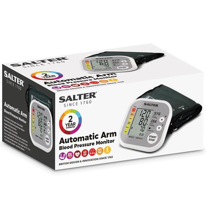Salter Automatic Arm Blood Pressure Monitor - Track Your Health