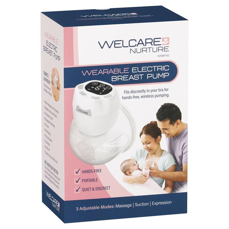 Welcare Wearable Electric Breast Pump - USB C Rechargeable & Hands-Free