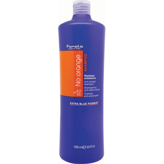 Fanola No Orange Shampoo 1 Litre - Toning Shampoo for Color Correction