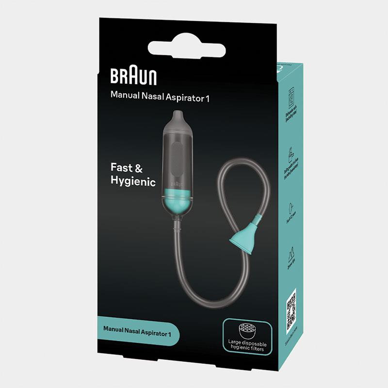 Braun Manual Nasal Aspirator | Safe Baby Nose Suction