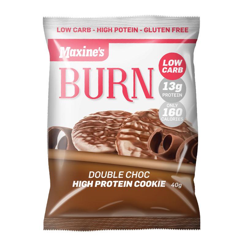 Maxine's Burn Cookie Double Choc - 40g Protein Treat
