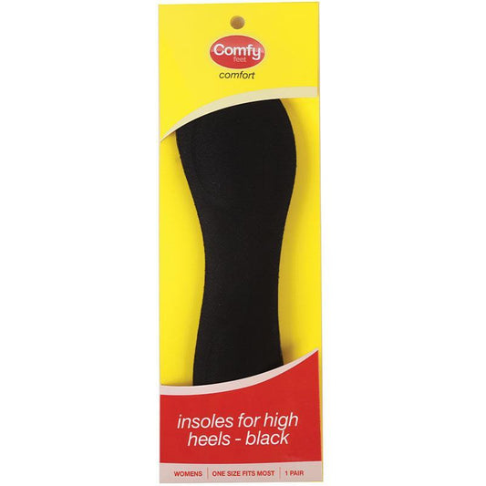 Comfy Feet Black Ultra Slim High Heel Insoles – Long-Lasting Comfort