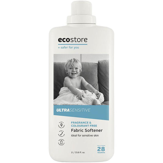 Ecostore Ultra Sensitive Fabric Softener 1 Litre - Gentle Care for Fabrics