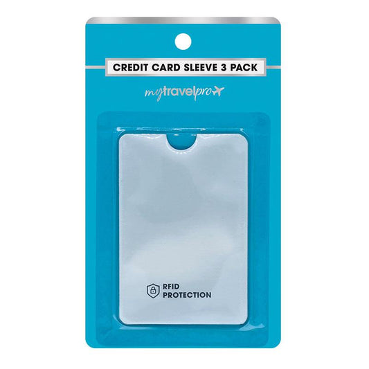 MyTravelPro RFID Credit Card Sleeves - 3 Pack