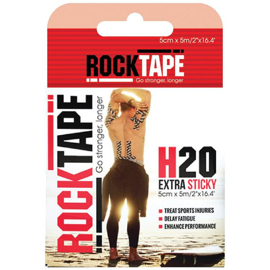 Rocktape H20 Beige 5cm x 5m - Extra Sticky for Water Sports