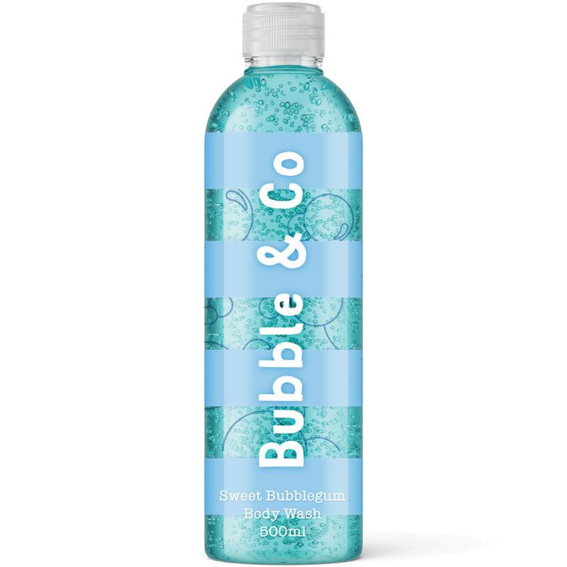 Bubble & Co Bubble Gum Body Wash for Tweens - 500ml with Aloe