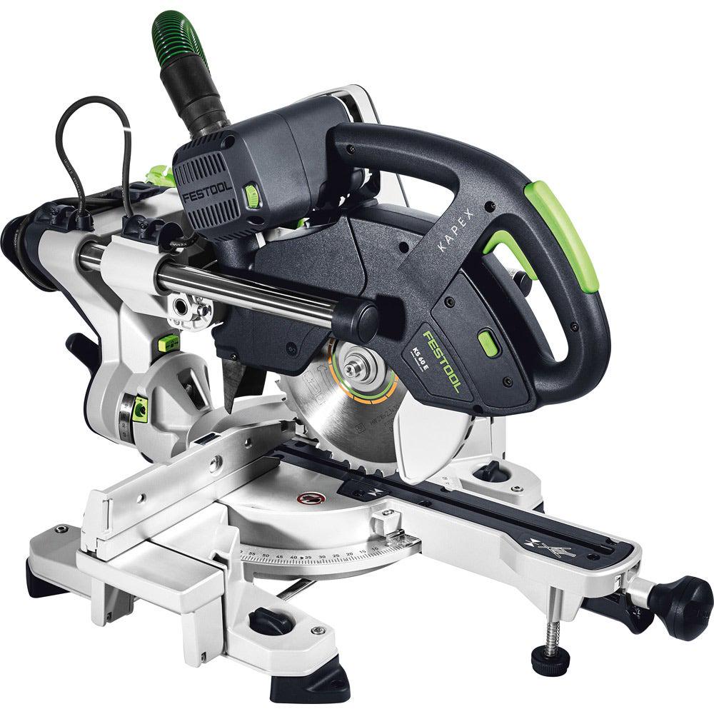 FESTOOL 1200W Sliding-Compound Mitre Saw KS 60 KS60KAPEX SET 561695