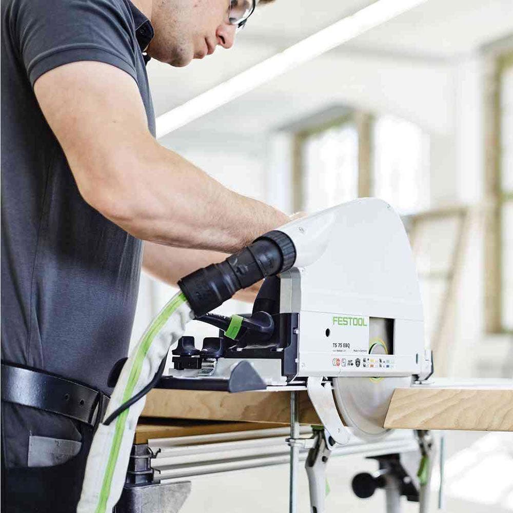 FESTOOL 1600W 210mm TS75EBQPLUSFS Circular Plunge Saw w 1400mm Rail 576115