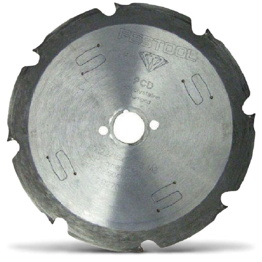 FESTOOL 160mm 8T PCD Circular Saw Blade for Fibre Cement Cutting