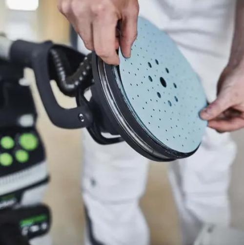 FESTOOL 225mm 80G Hook and Loop Sanding Disc - GRANAT - 5 Piece 205665