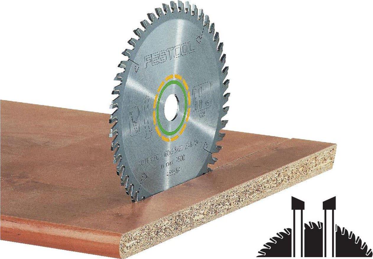 FESTOOL 230mm 48T TCT Circular Saw Blade for Veneered Panel Cutting