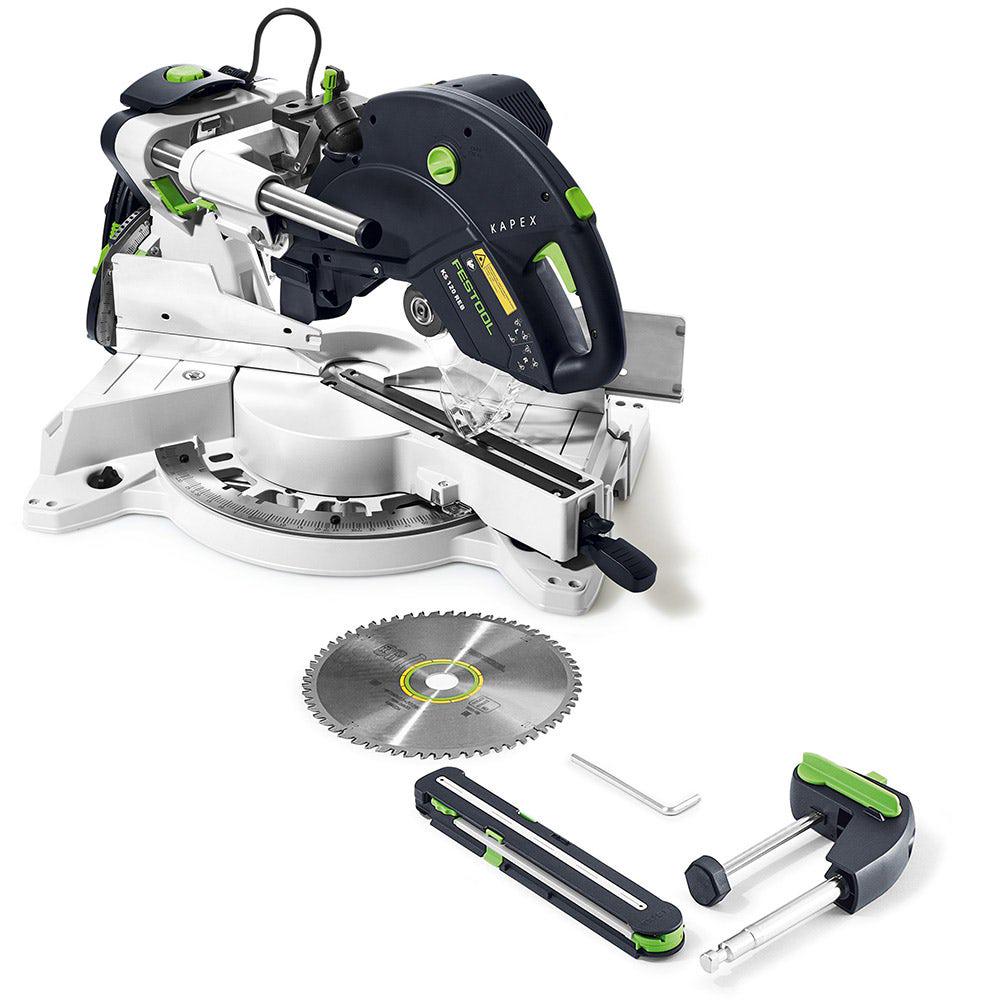 FESTOOL 260mm KS 120 R KAPEX Slide Compound Mitre Saw KS120REBUGSET 575850