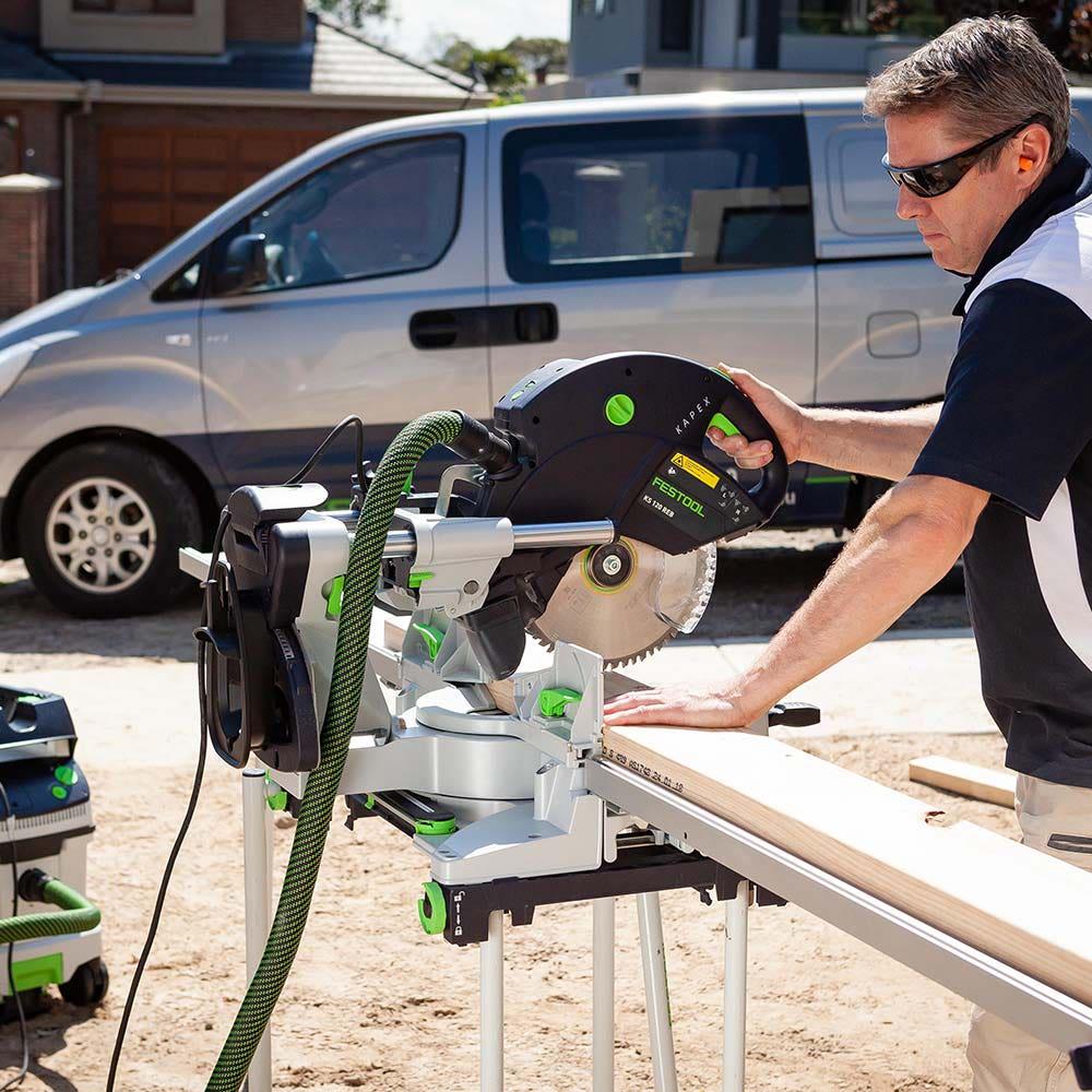 FESTOOL 260mm KS 120 R KAPEX Slide Compound Mitre Saw KS120REBUGSET 575850